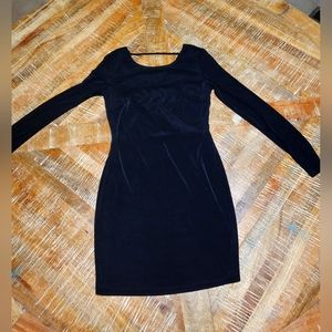 Crystal Doll| Black| Open Back| Mini Dress| Size M